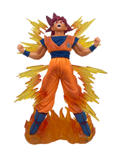 wholesale of anime figurines: saiyan goku, vegeta, and dragon ball models as decorations